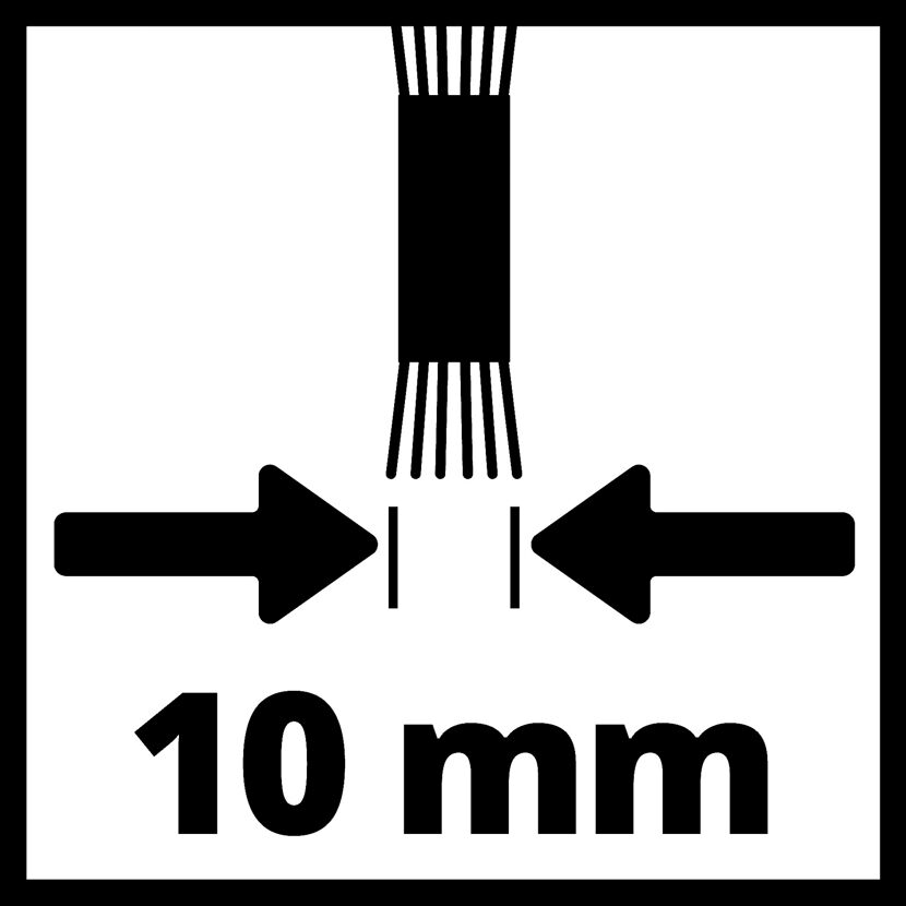Ersatzbürste für Akku-Fugenreiniger Nylon Ø 10 cm