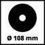 Ersatz-Schleifscheibe 108 x 23 x 3,2 mm
