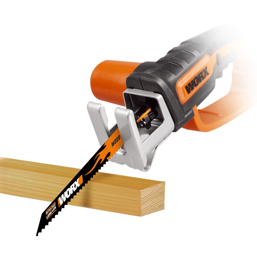 Akku-Astsäge 'WG894E.9' orange/schwarz 20 V