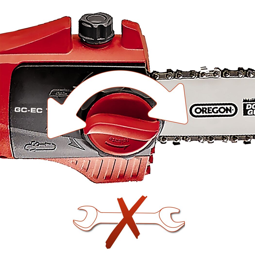 Elektro-Hochentaster 'GC-EC 750 T' rot/schwarz 20 cm, 750 W