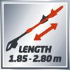 Elektro-Hochentaster 'GC-EC 750 T' rot/schwarz 20 cm, 750 W