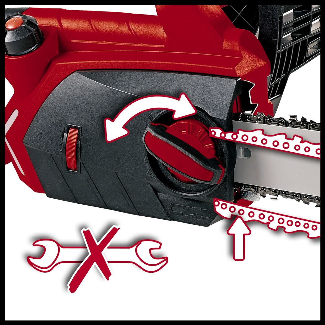 Elektro-Kettensäge 'GE-EC 2240' rot/schwarz 40,6 cm, 2200 W
