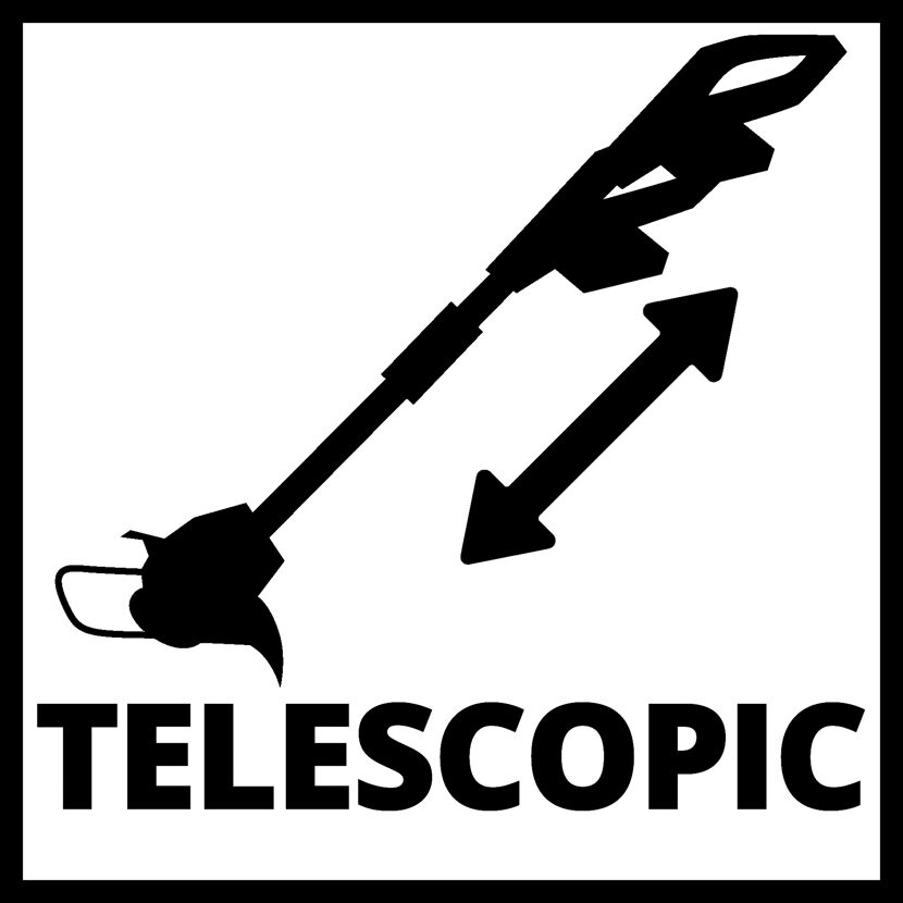 Teleskopstange für einen Rasentrimmer