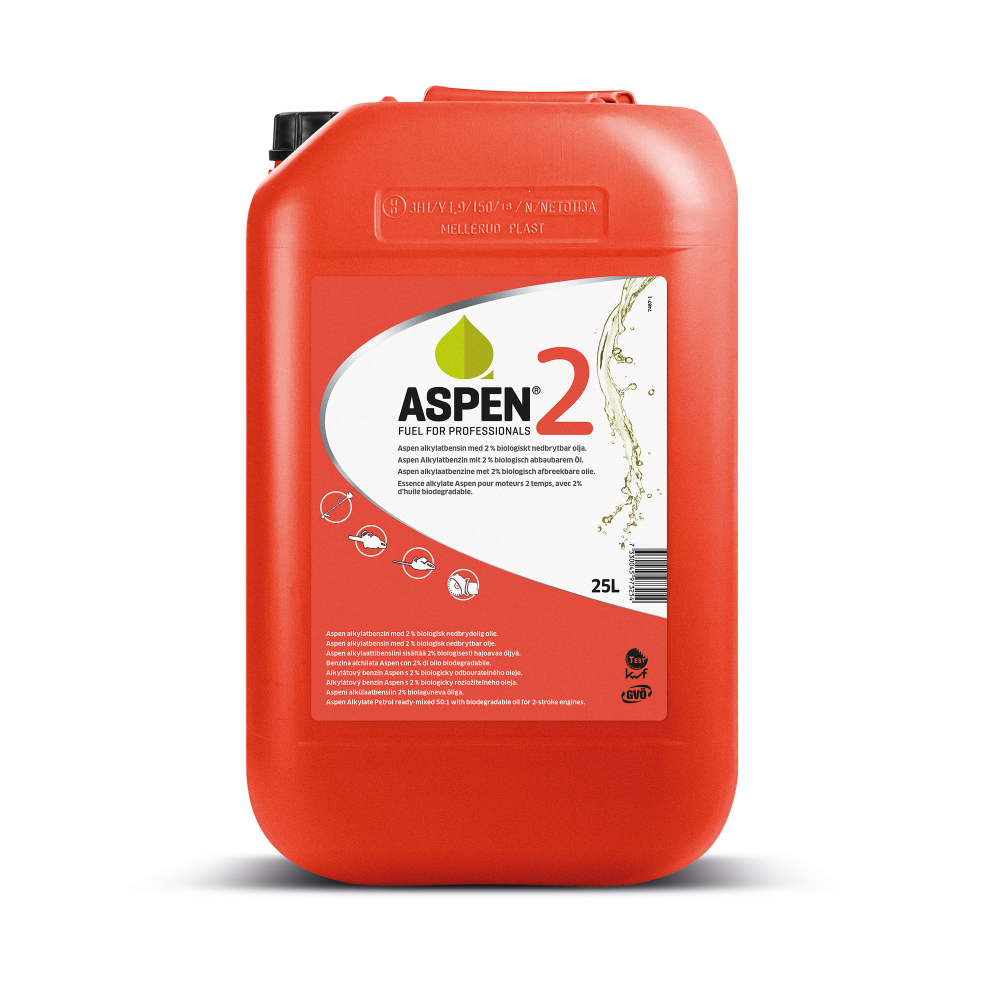Alkylatbenzin 'Aspen 2' mit 2 % biologisch abbaubarem Öl 25 l + product picture