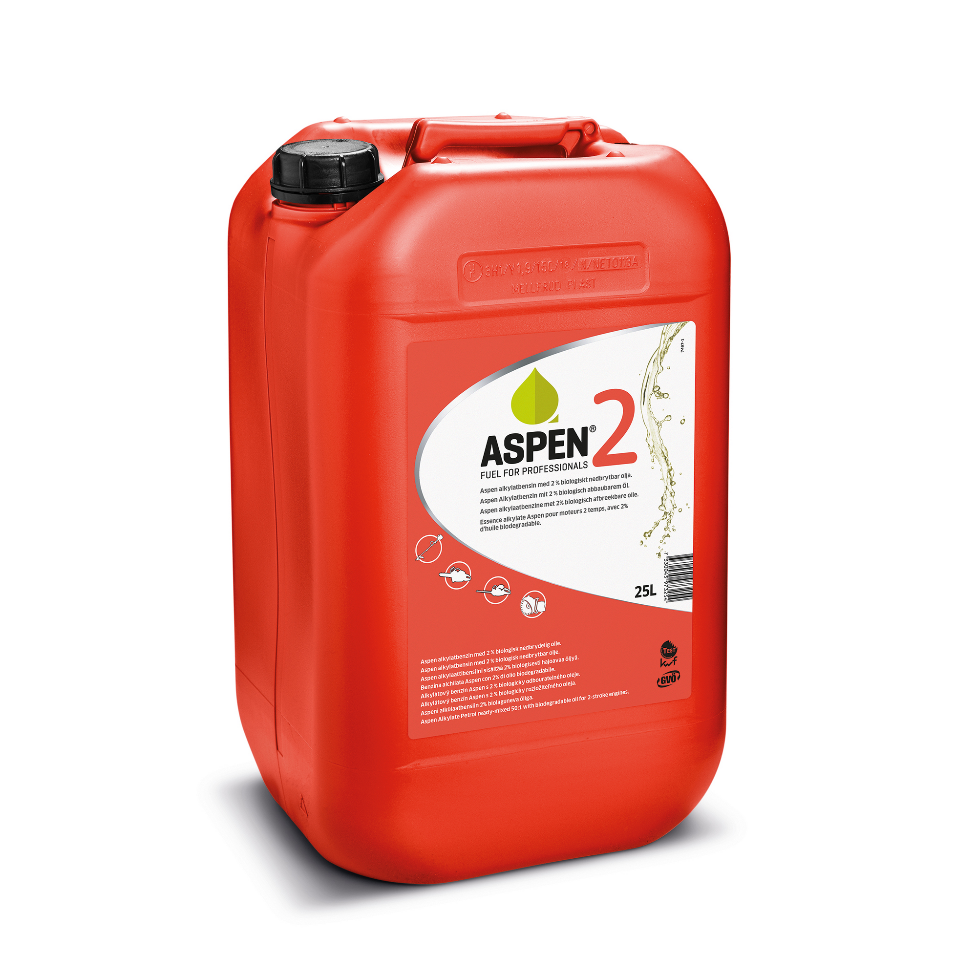 Alkylatbenzin 'Aspen 2' mit 2 % biologisch abbaubarem Öl 25 l + product picture