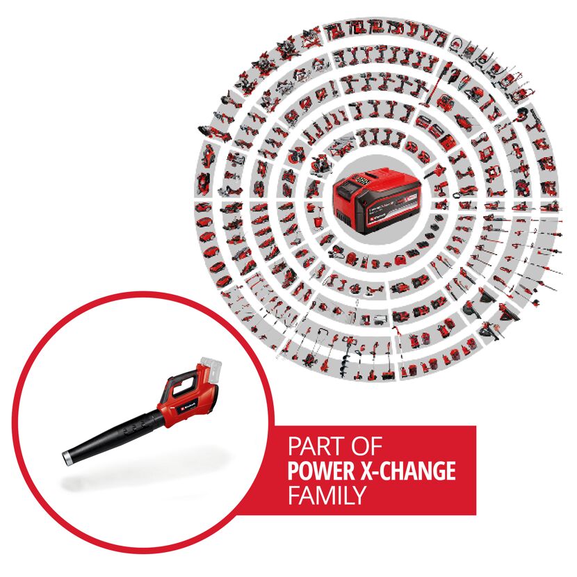 Akku-Laubbläser GE-LB 36 210 und Power X-Change Familie