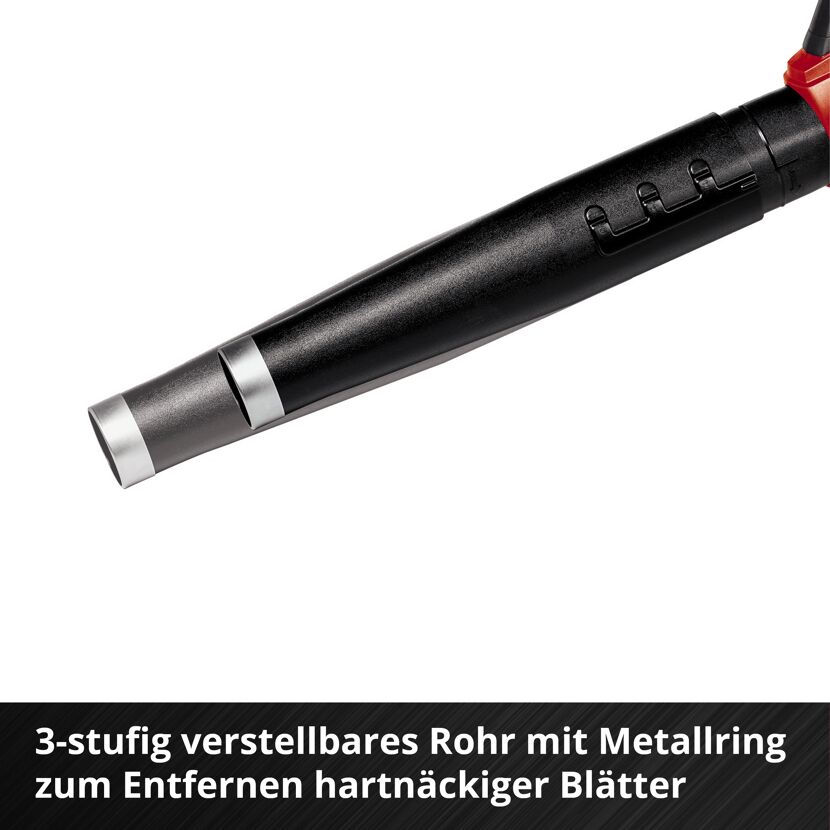 3-stufig verstellbares Rohr mit Metallring