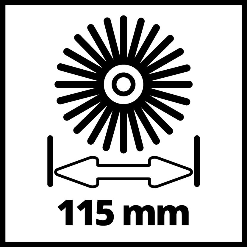 Drahtbürste mit 115 mm Durchmesser