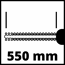Verkleinertes Bild von Elektro-Heckenschere 'GC-EH 6055/1' 61 cm 600 W
