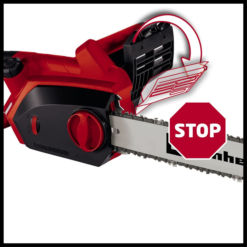 Elektro-Kettensäge 'GH-EC 1835' rot/schwarz 35 cm, 1800 W