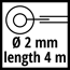 Verkleinertes Bild von Ersatzspule für Benzin-Rasentrimmer 'GC-PT 2538 I A S' 2 mm x 4 m