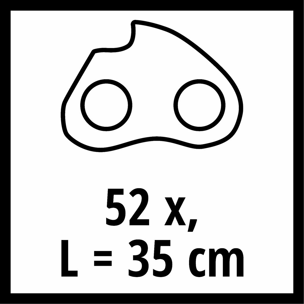 Ersatzkette 35 cm, 52 Zähne