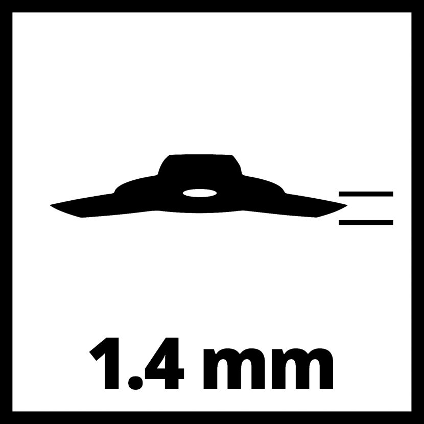 Ersatzmesser mit 1,4 mm Schnittstärke