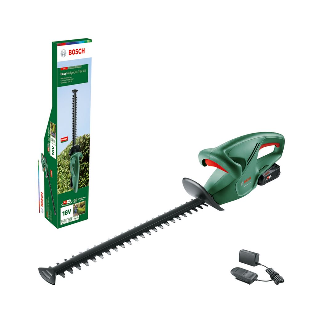 Bosch Akku-Heckenschere EasyHedgeCut 18V-45 mit Ladegerät