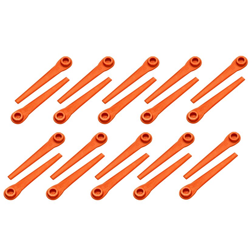 Orangefarbene Ersatzmesser für Accu Cut