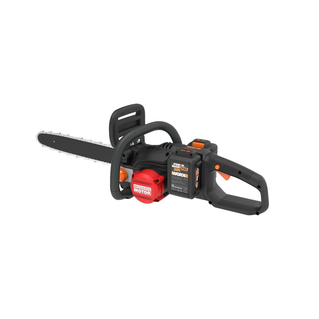 Akku-Kettensäge WORX WG385E.9 von oben