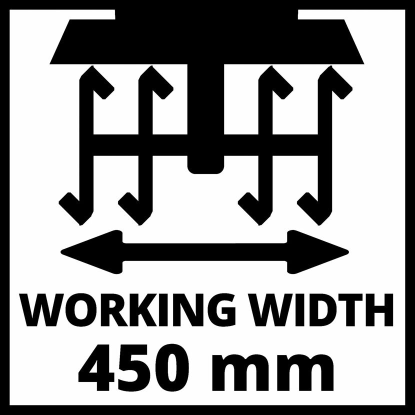 Arbeitsbreite 450 mm