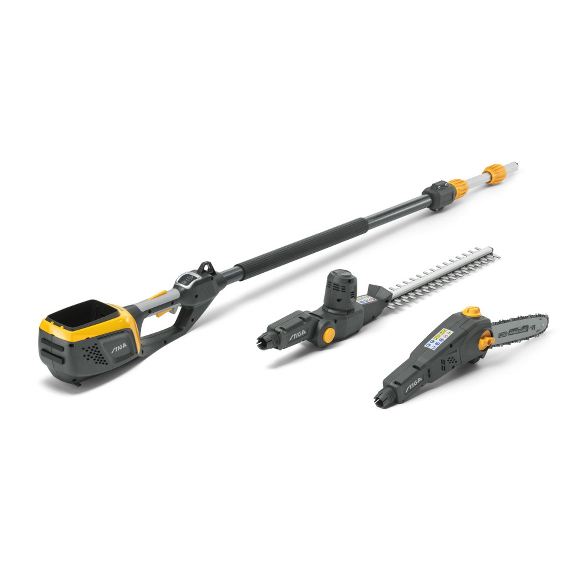 STIGA Akku Multitool SMT 500 AE mit Heckenschere und Hochentaster