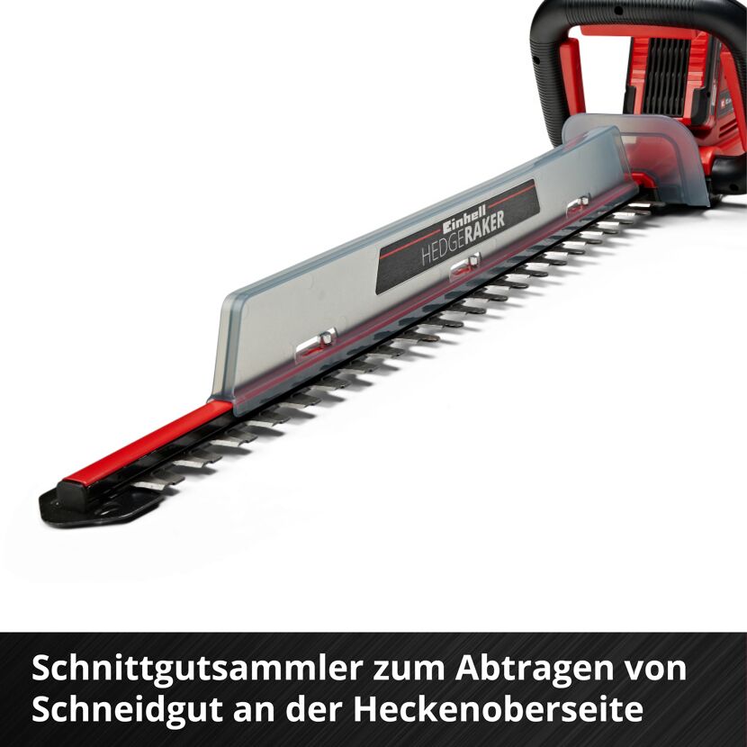 Einhell Akku-Heckenschere GE-CH 18/60 Li-Solo mit Schnittgutsammler