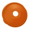 Orangefarbener Spulendeckel