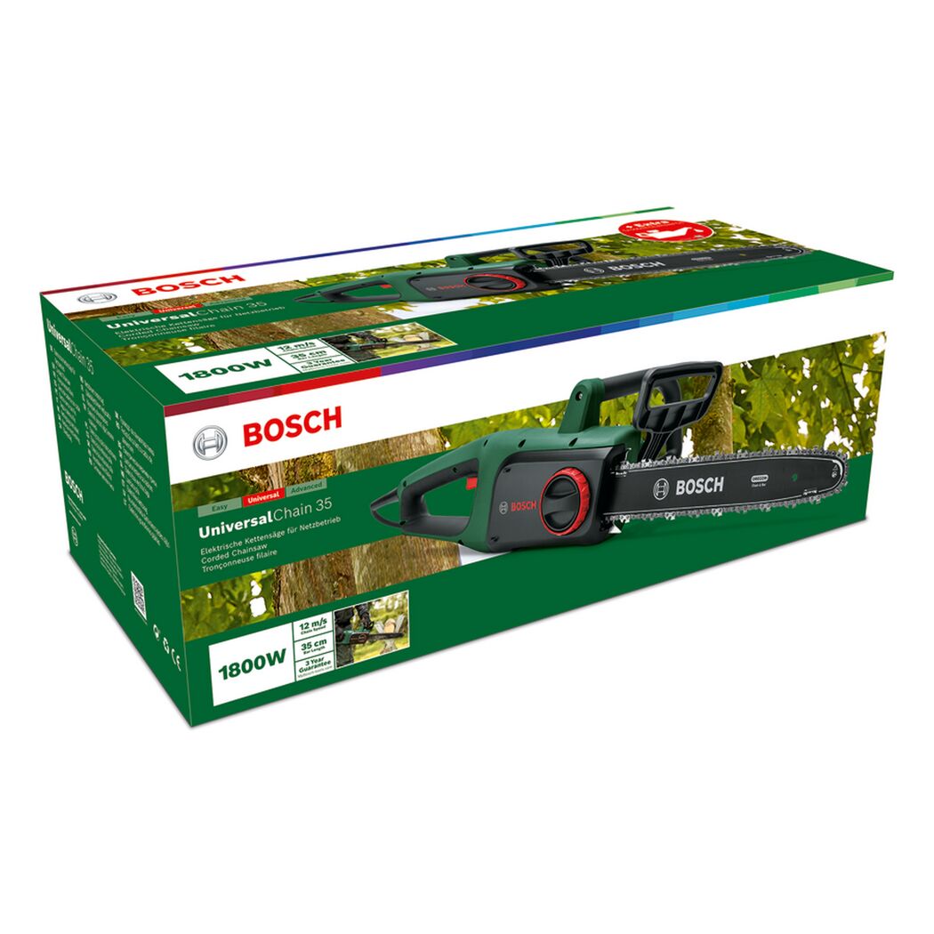 Bosch UniversalChain 35 Elektro-Kettensäge im Karton