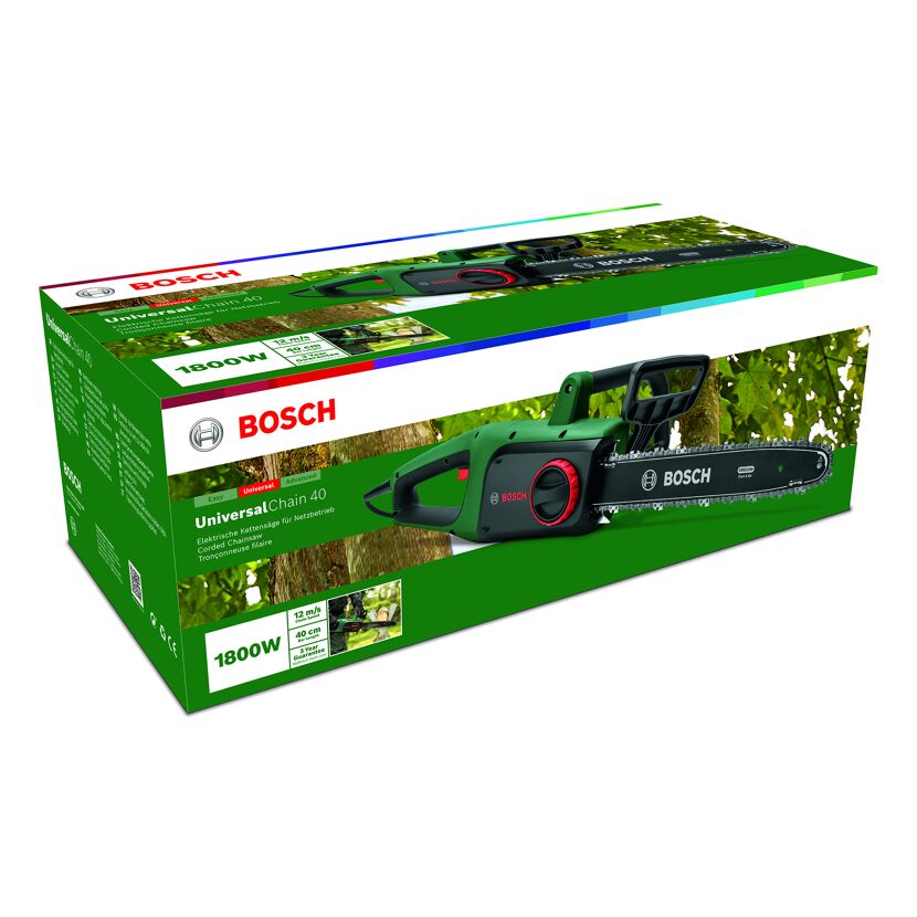 Bosch UniversalChain 40 Elektro-Kettensäge im Karton