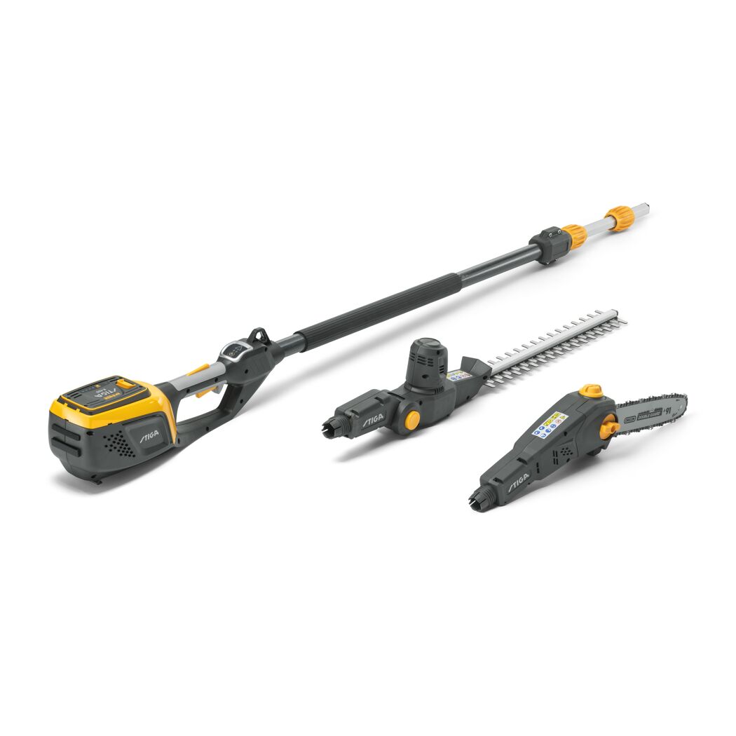 Akku-Multitool mit Heckenschere und Hochentaster