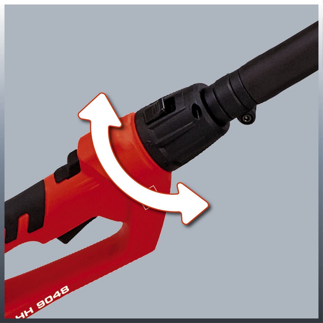 Verstellbarer Kopf der E-Heckenschere GC-HH 9048