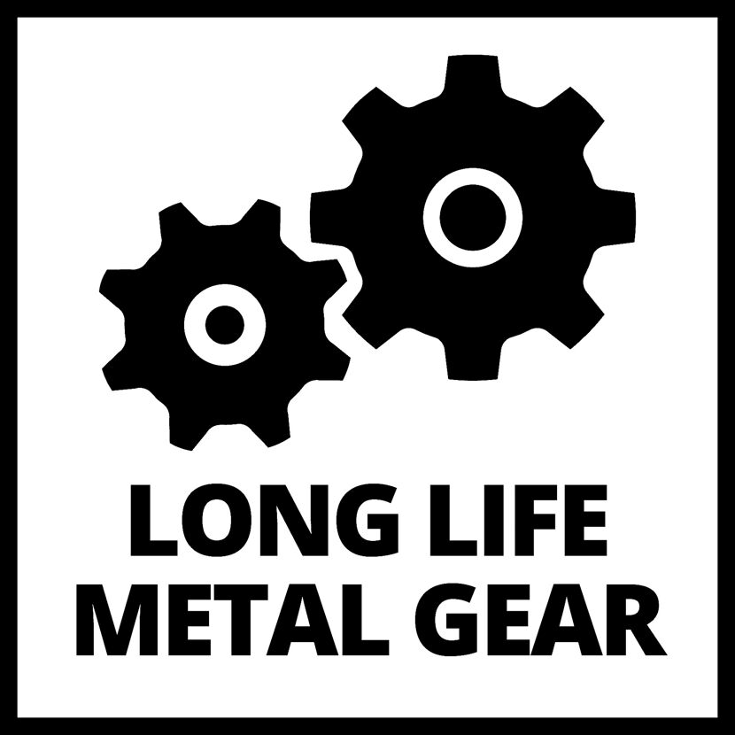 Langlebige Metallzahnräder.