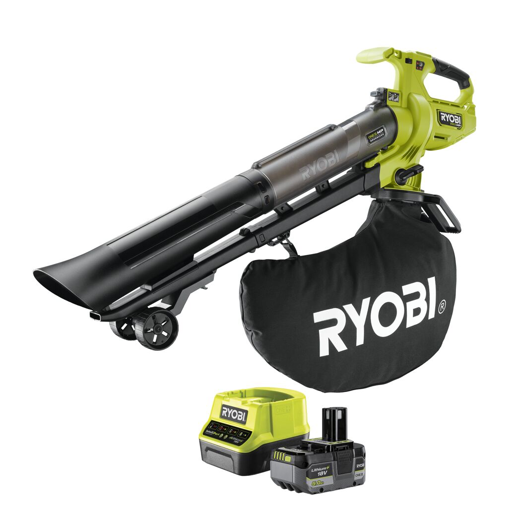 RYOBI Akku-Laubsauger mit Zubehör