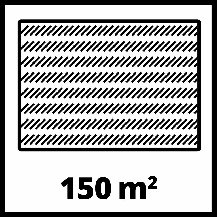 Rasenfläche von 150 m²
