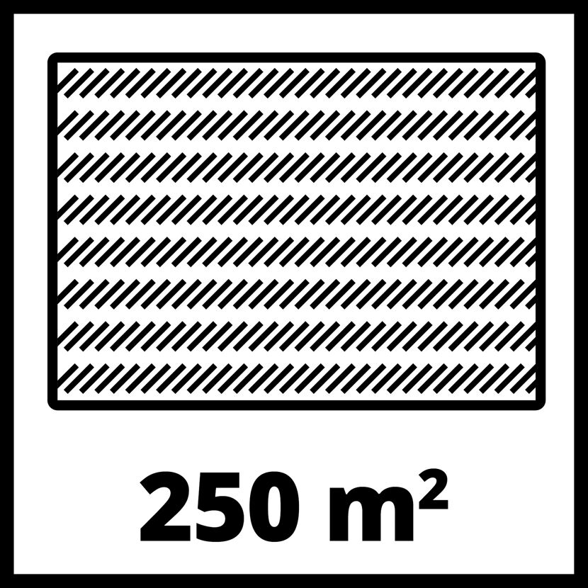Rasenfläche von 250 m²