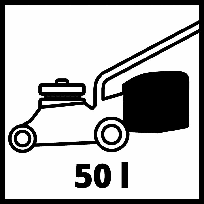 Rasenmäher mit 50 l Grasfangkorb