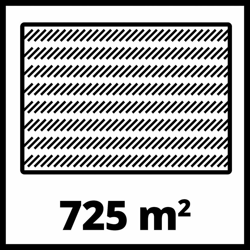 Rasenfläche von 725 m²