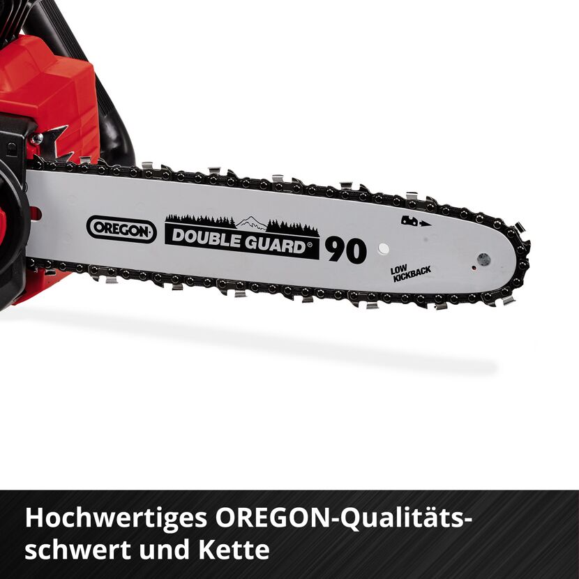 Oregon Double Guard Sägekette an Kettensäge