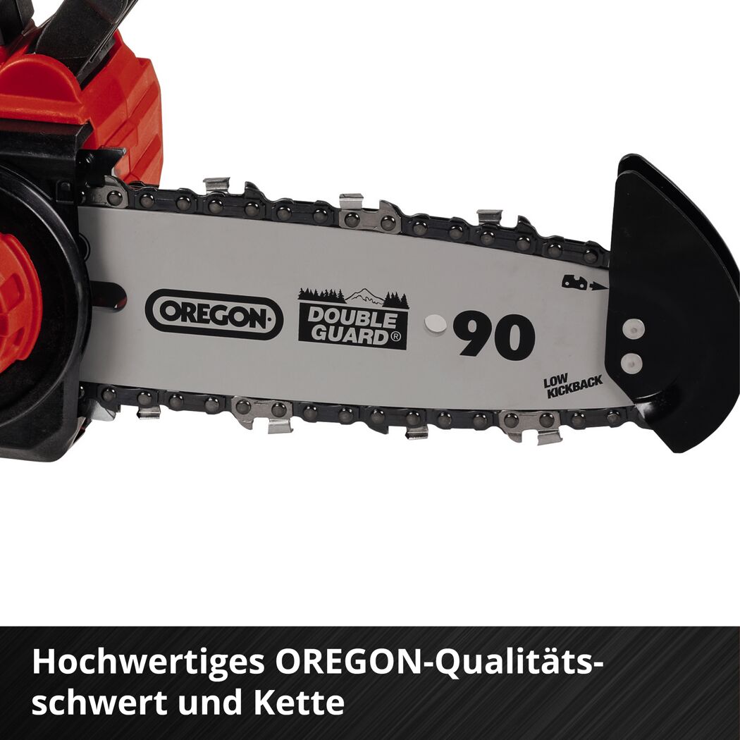 Kettensäge mit OREGON-Qualitätsschwert und -kette