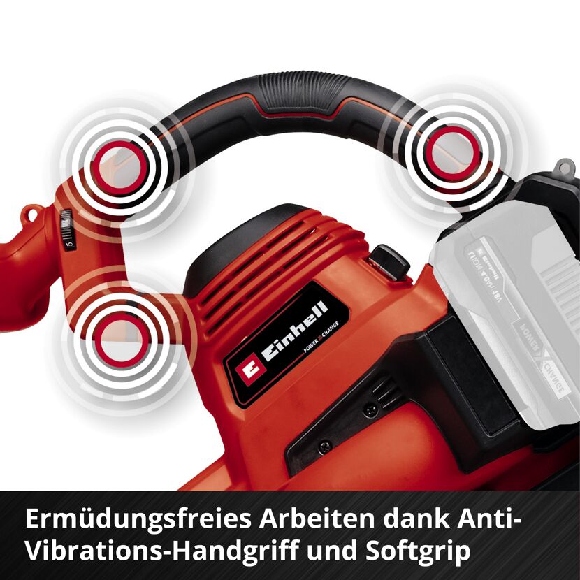 Einhell Akku-Laubbläser mit Anti-Vibrations-Handgriff