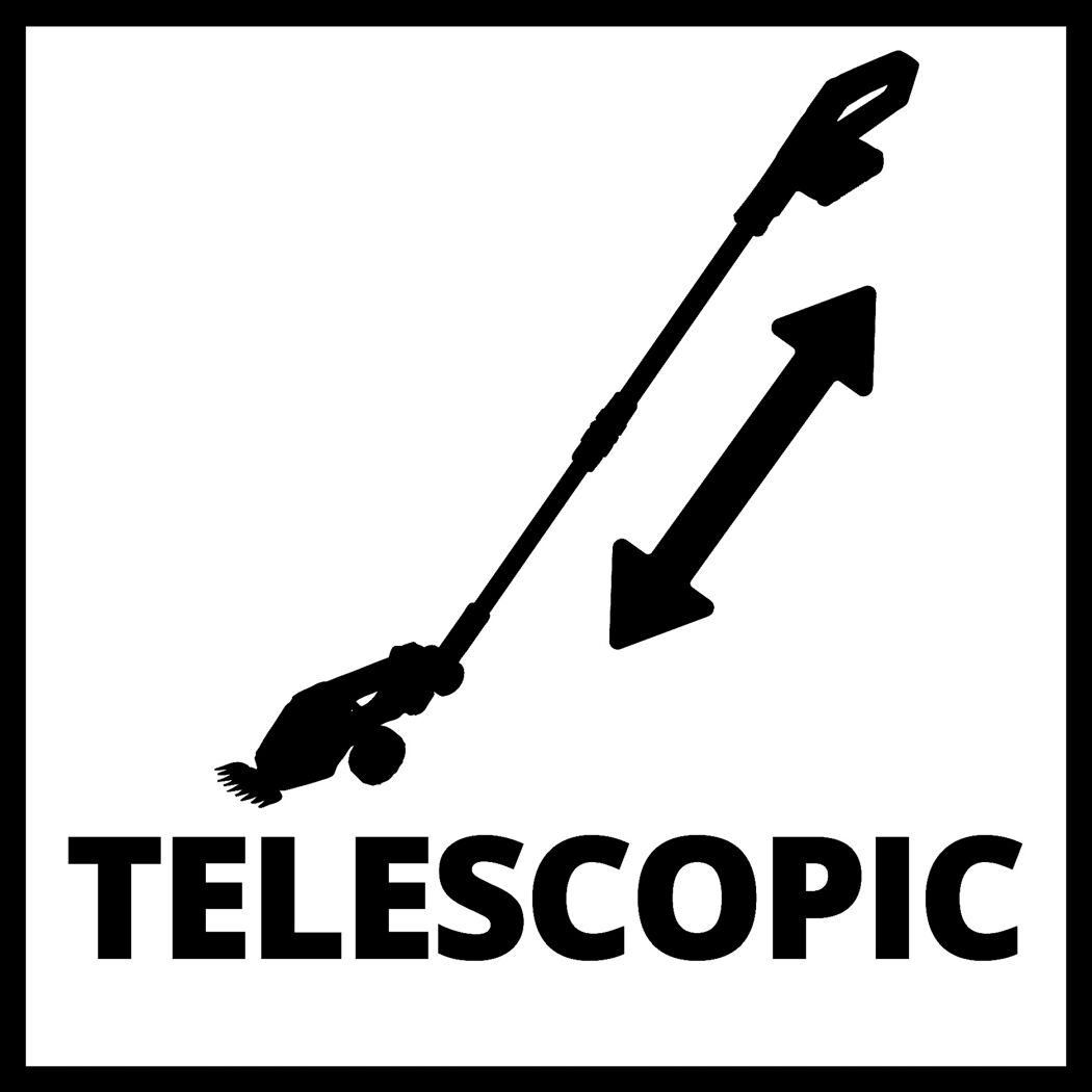 Teleskopierbare Grasschere