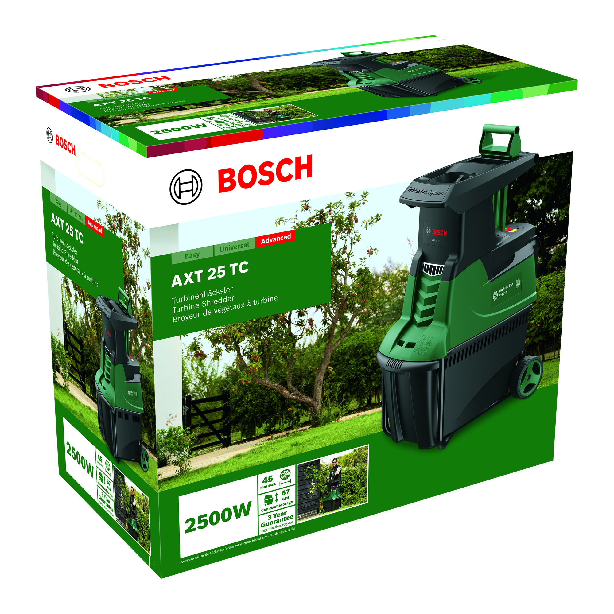 Bosch Leisehäcksler 'AXT 25 TC' 2500 W ...