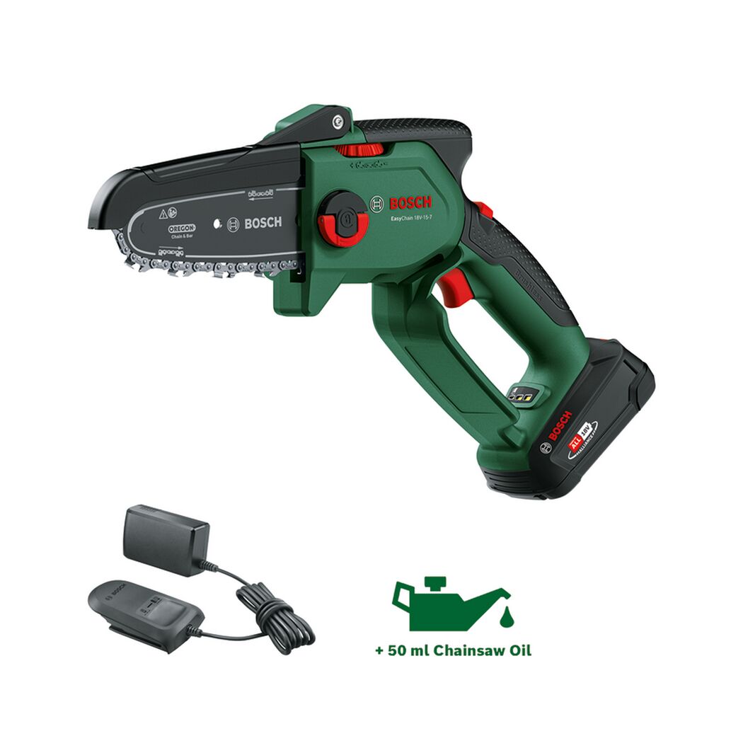 Akku-Astsäge 'EasyChain 18V-15-7' inklusive Akku