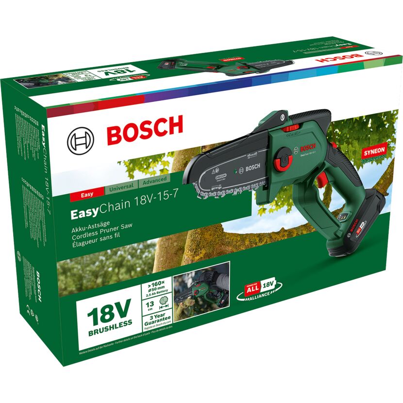 Bosch Akku-Astsäge EasyChain 18V-15-7