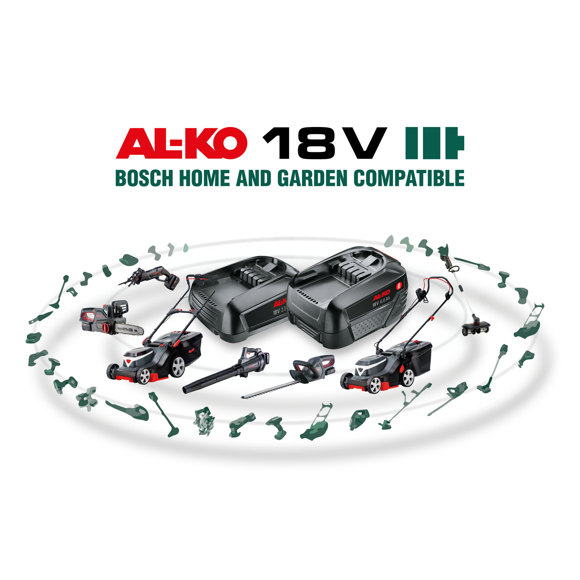 Akku-Rasentrimmer 'GT 1825 Set' 18 V mit Akku und Ladegerät + product picture