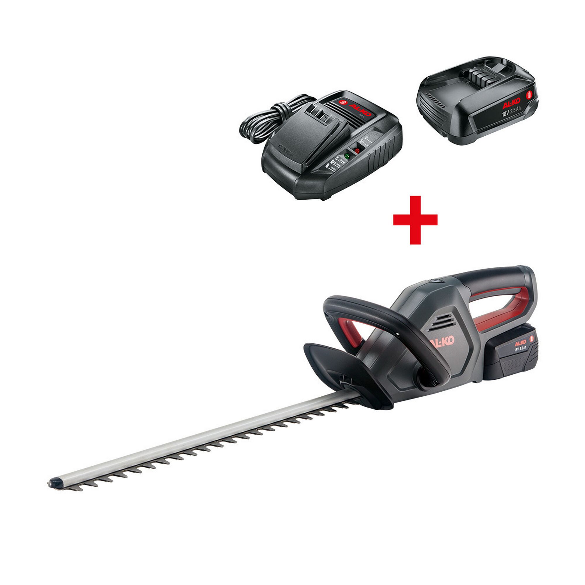 AL-KO Heckenschere mit Akku und Ladegerät