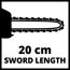 Schwertlänge 20 cm