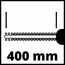 400 mm Schnittlänge