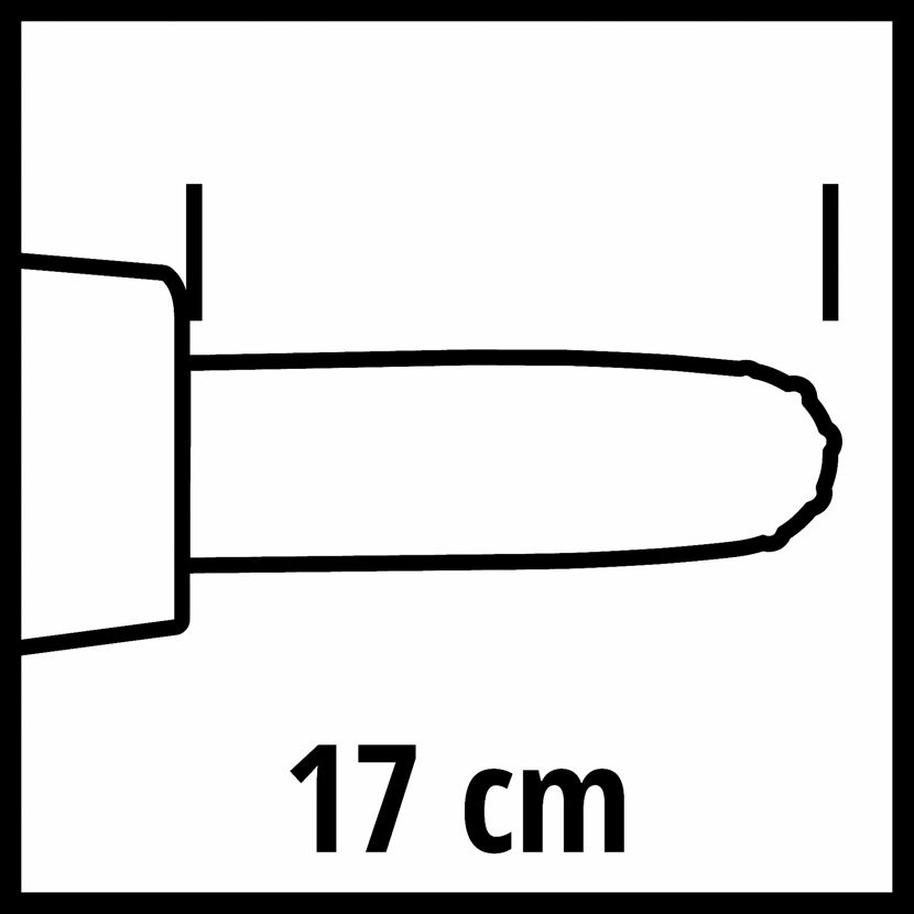 Hochentasteraufsatz, 17 cm lang