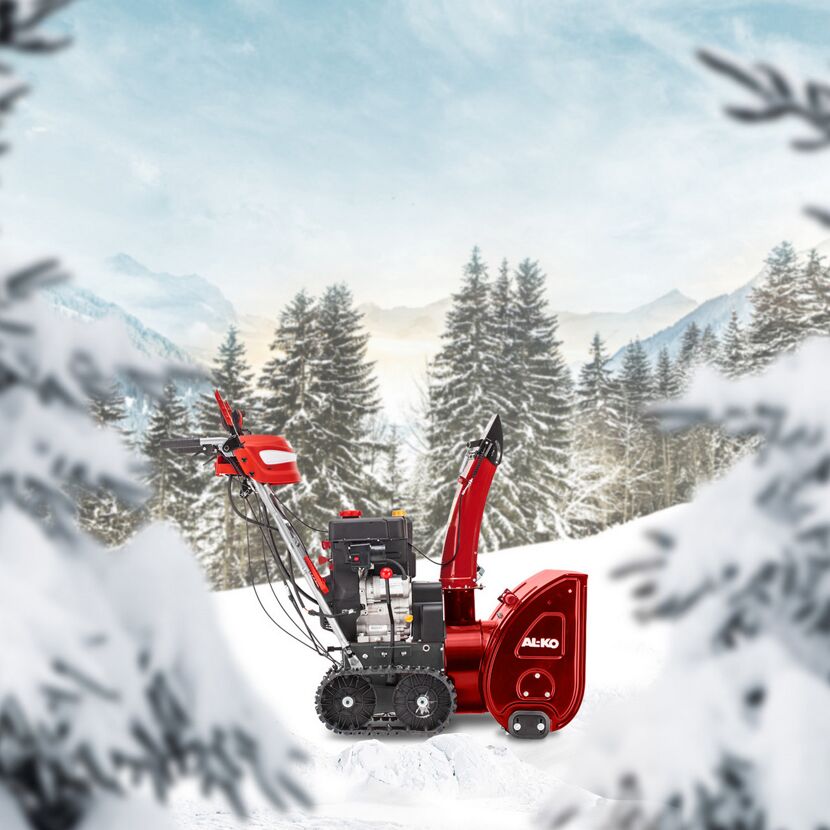 Benzin-Schneefräse 'SnowLine 760.4 TE LED' 9 kW, Arbeitsbreite 76 cm