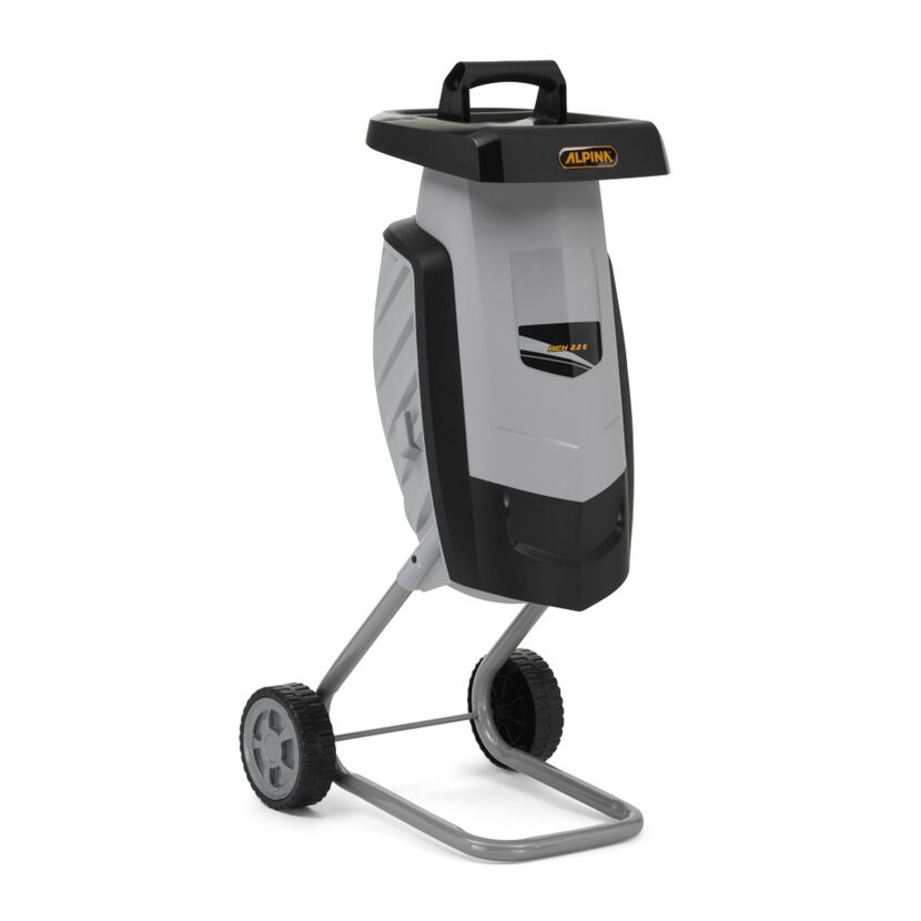Elektrischer Gartenhäcksler mit Rädern