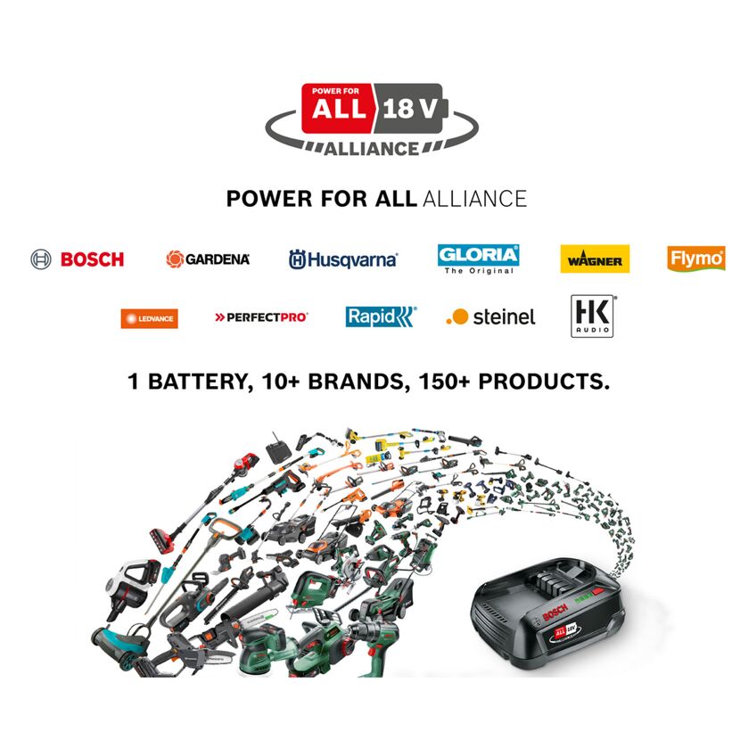 Akku-Starter-Set 'Power For All' Ladegerät und Akku 18 V 2,5 Ah