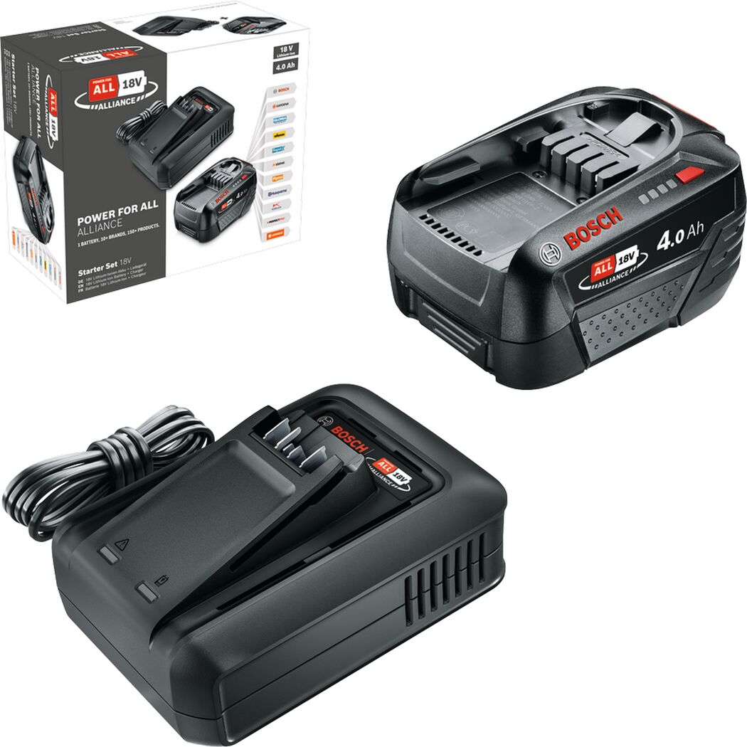 Akku-Starter-Set 'Power For All' Ladegerät und Akku 18 V 4 Ah